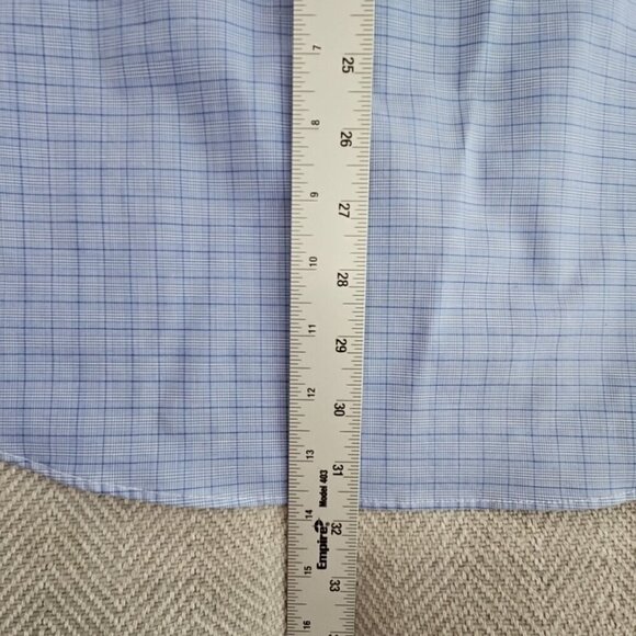 Lauren Ralph Lauren Button-Up Shirt 16 34/35 Blue Label Quiet Luxury Slim Fit - Picture 5 of 16